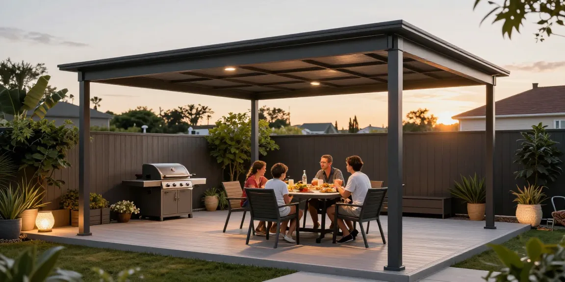 Terrassenüberdachungen schützen und gestalten die Terrasse für gesellige Momente im Freien