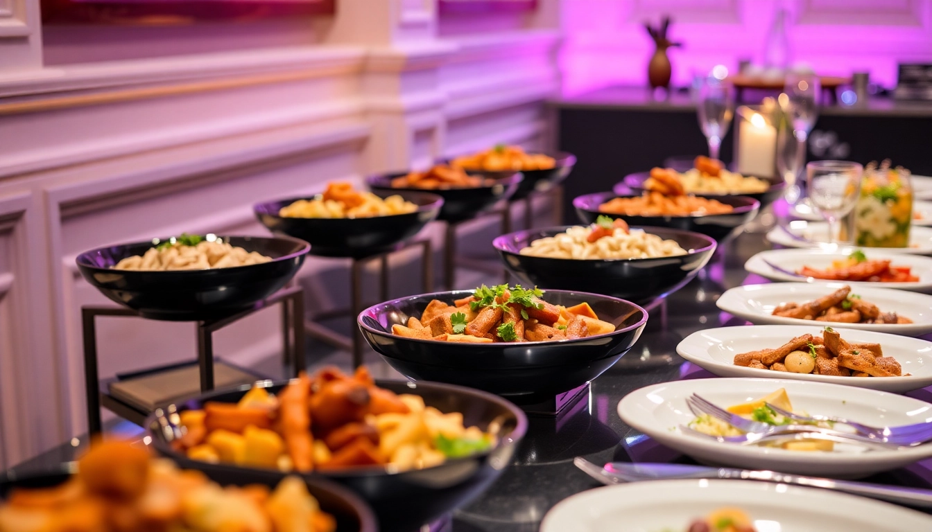 Leckere Buffets für Ihren Partyservice, kunstvoll angerichtet und ansprechend präsentiert.