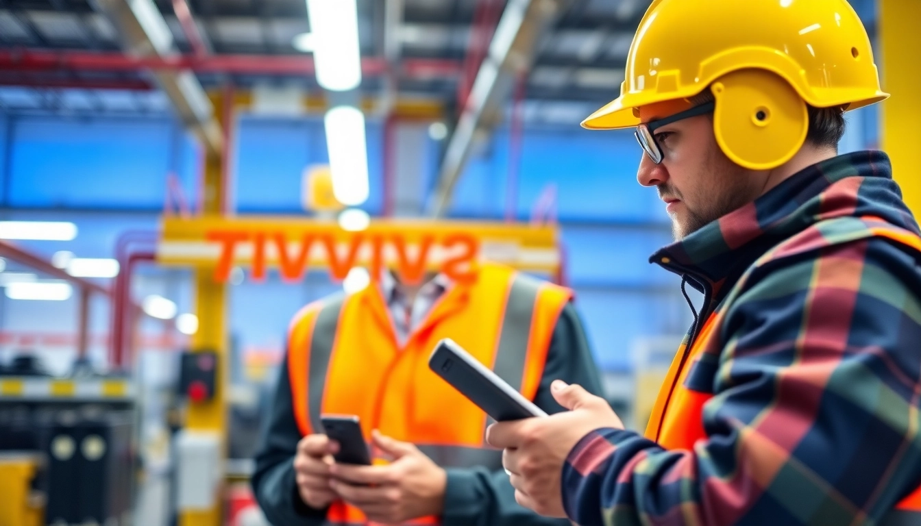 Electrician performing a DGUV V3 Prüfung, ensuring workplace safety with modern equipment and compliance.