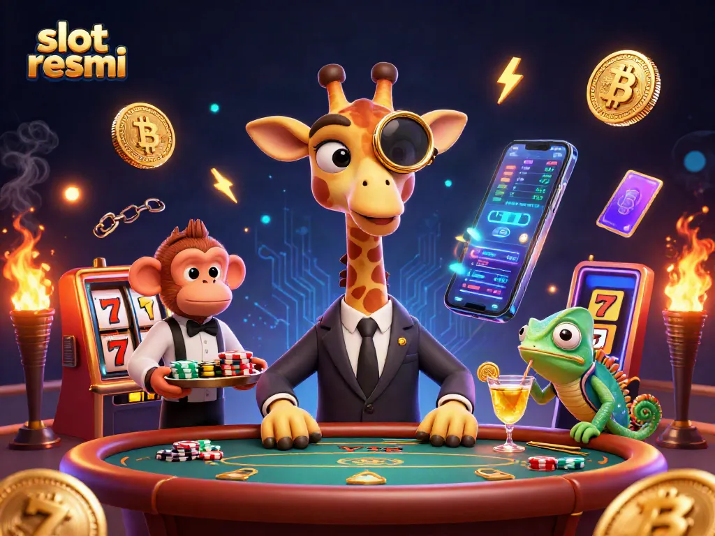 Experience thrilling wins at slot resmi with vibrant casino elements bringing excitement alive.